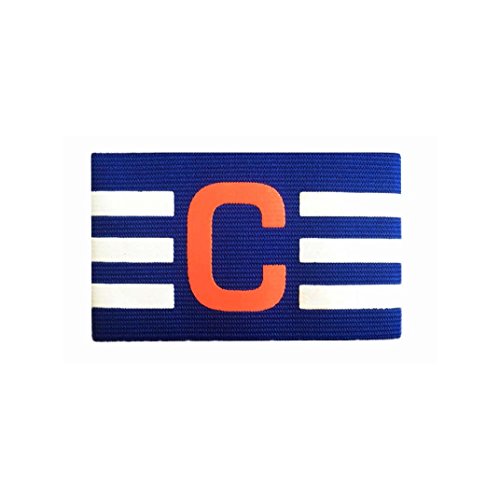 Feccile S-ports & Fit-ness Adjustable Captain Armband Soccer Football Match for Children Youth Adults,1PCS (Blue)