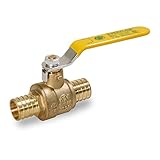 Full Port PEX Ball Valve 3/4 Inch Forged Brass Lead Free
