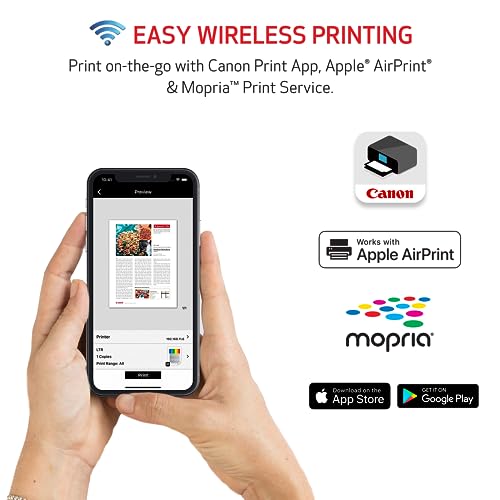 Canon G3260 All-in-One Printer | Wireless Supertank (Megatank) Printer | Copier | Scan, with Mobile Printing, Black, Works with Alexa