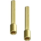 BE-TOOL 2 Pcs Faucet On Wall Stem Assembly, Faucet Extended Spool, Spool Tooth Sleeve Connector Fitting(3cm/1.18in)