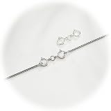 pegzherx 2Pcs Silver Double Clasps 925 Sterling for Necklace Bracelet view 6