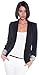 Lucky 21 Women's Plus Size Cuffed Sleeve One Button Boyfriend Blazer