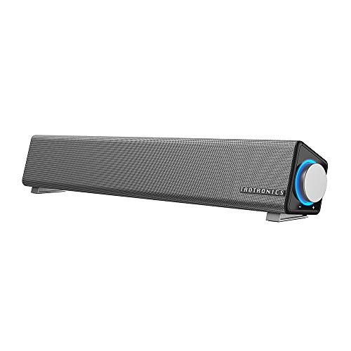 Computer Speakers, TaoTronics Wired Computer Sound Bar, Stereo USB Powered Mini Soundbar Speaker for PC Cellphone Tablets Desktop Laptop