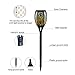 DIKAIDA 4 Pack Solar Torch Lights Upgraded, Waterproof Flickering Flame Solar Torches Dancing Flames Landscape Decoration Lighting Dusk to Dawn Outdoor Security Solar Light for Garden Patio Driveway