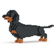 Amazon.com: JEKCA Dachshund 02S-M01 | Dog Plastic Building