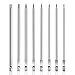 Rocaris 8 Pieces 1/4 Inch Magnetic Hex Shank T8-T40 4 Inch Length S2 Steel Torx Security Head Screwdriver Drill Set Bits