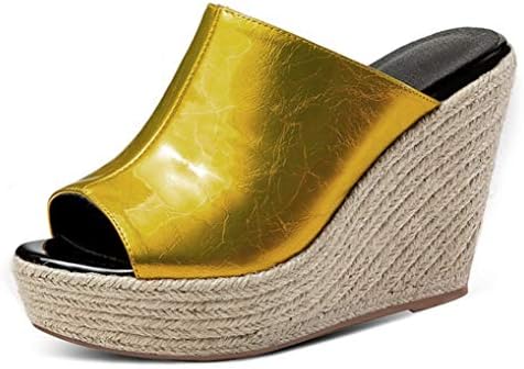 ジュート巻き ウェッジソール 厚底 サンダル レディース ミュール ヒール シンプルデザイン オープントゥ ハイヒール 大きいサイズ つっかけ おしゃれ 歩きやすい 訳ありセール 格安 かわいい 夏 春 ウェッジサンダル サボサンダル 低反発