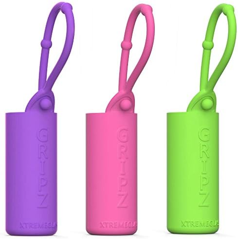 Roller Bottle Case for Essential Oil Roller Ball Holder Silicone Sleeve For Car, Purse, Gym Bag, Backpack, Keychain, Keyring, On the Go, Oils Storage Travel Carrying Case (100-pc 10ml Roller, 4-Color)