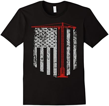 Men's Crane Operators T-Shirt Large Black