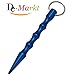 Demarkt 1 Pc Self Defense Weapon Pnecil Pointd Keychain Kubaton (Deep blue)