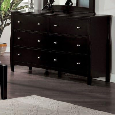 Milano Six Drawer Dresser in Espresso
