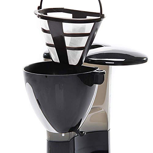 JSMY Filterkaffeemaschine/Filterkaffeemaschine mit Glaskessel/abnehmbarem Trichter für einfache Reinigung,800 ml,schwarz – Bild 4
