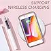 YOUMAKER Case for iPhone 8 Plus & iPhone 7 Plus, Rose Gold Full Body with Built-in Screen Protector Heavy Duty Protection Shockproof Slim Fit Cover for Apple iPhone 8 Plus (2017) 5.5 Inch - Rose Gold/Gray