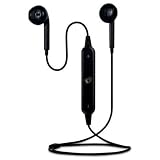 OnePlus 5 compatible Wireless Bluetooth Earphone Headphone with Mic, Sweatproof Sports Headset, Best for Running and Gym, Stereo Sound Quality with Ergonomic-Design By vell-tech