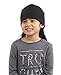 Tough Headwear Kids Fleece Winter Beanie Hat - Cold Weather Midweight Beanie for Girls & Boys - Ultimate Thermal Retention Black