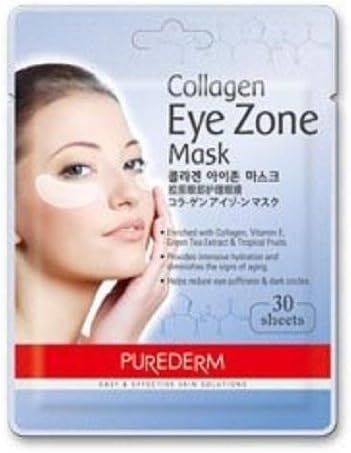 Purederm Collagen Eye Zone Pad Patches Mask 30 Sheets Wrinkle Care