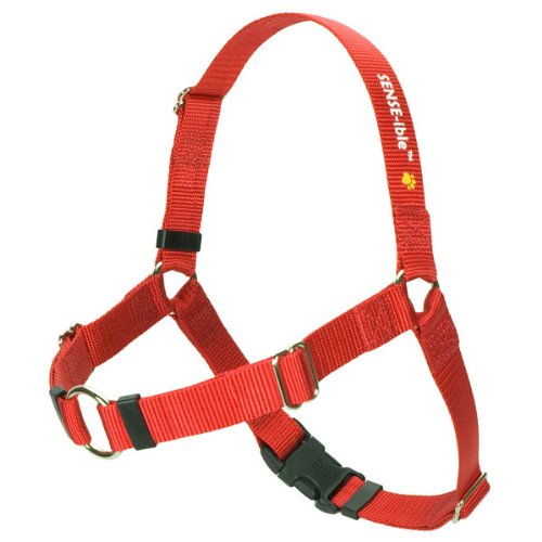 The Original SENSE-ible No-Pull Dog Training Harness (Red, Medium-Large Wide)