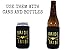 Bachelorette Party Bride and Bride Tribe Can Cooler Set - 11 Pack - INCLUDES 12 MATCHING TEMPORARY TATTOOS