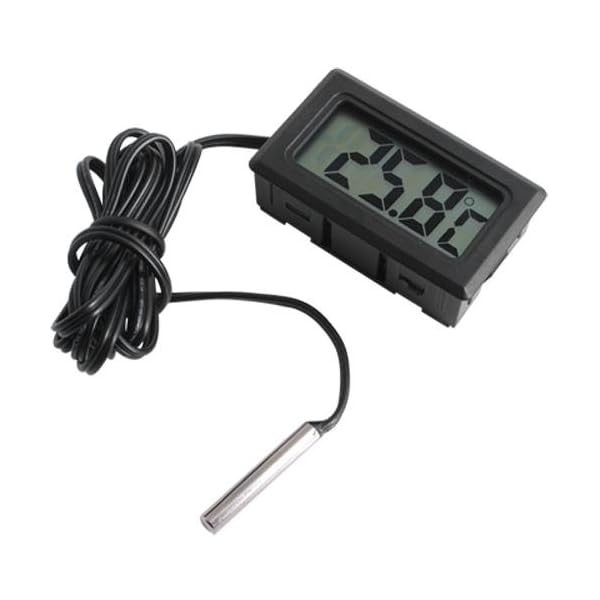 fitTek - LCD TERMOMETRO PROFESSIONALE DIGITALE CON SONDA PER ACQUARIO PESCI