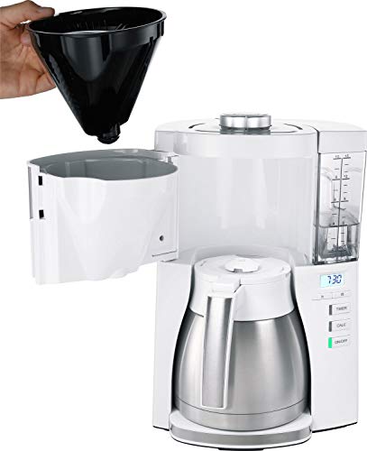 Melitta 6768988 1025-17 Filter-Kaffeemaschine mit Thermo-Kanne und Timerfunktion, 1080, abnehmbaren Wassertank und… – Bild 5