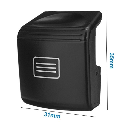 Starnearby Sunroof Window Switch Button for Mercedes-Benz W204 C-Class W212 (Black) - Thumbnail 6