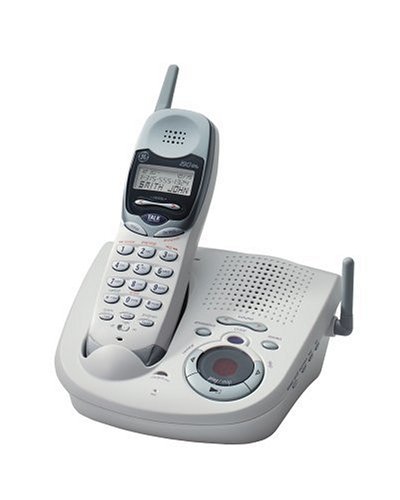 GE (Thomson) 2.4 GHz Cordless Telephone w/Digital Messaging and Call-Waiting Caller ID in White