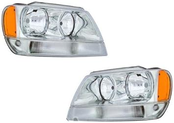 Amazon Com Fleetwood Discovery 2007 2013 Rv Motorhome Pair Left Right Chrome Front Lamps Headlights With Bulbs Automotive
