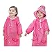 Naimo Chirldren Cute Portable Poncho Raincoat Translucent Raincoat (Rabbit)