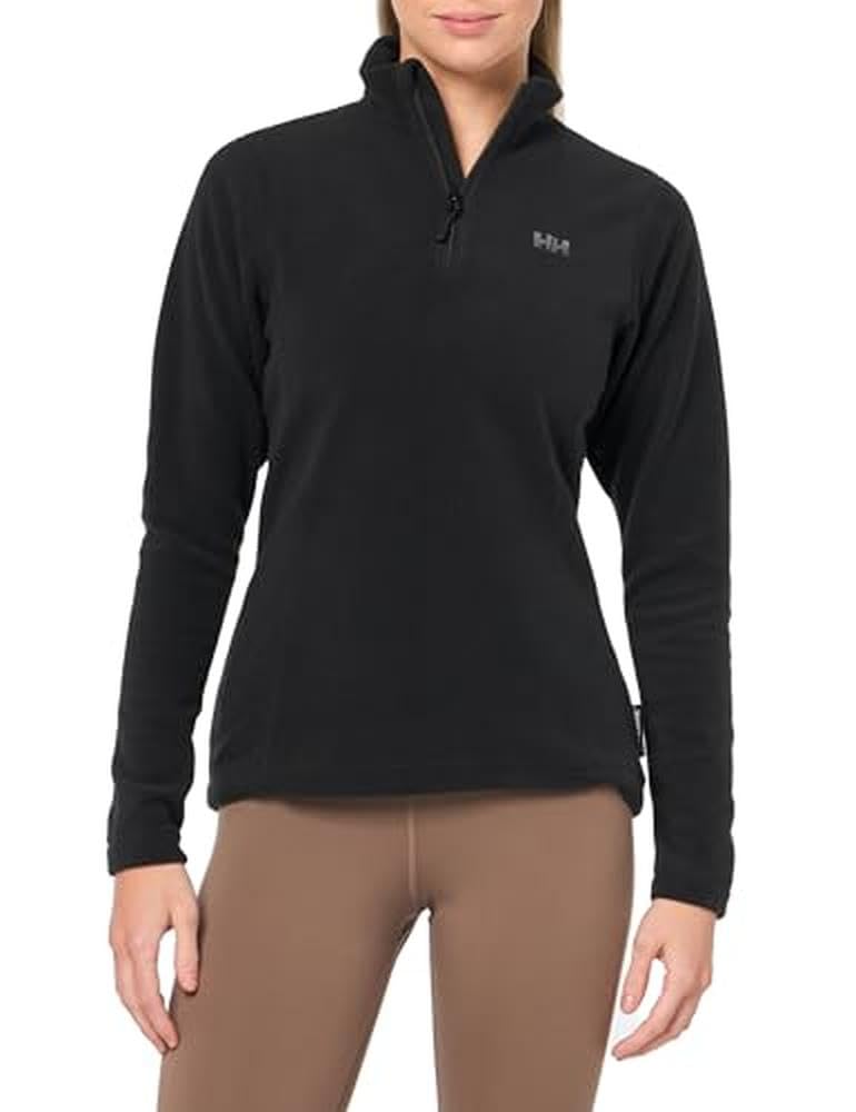Helly Hansen Women's W Daybreaker 1/2 Zip Fleece, Black, XL