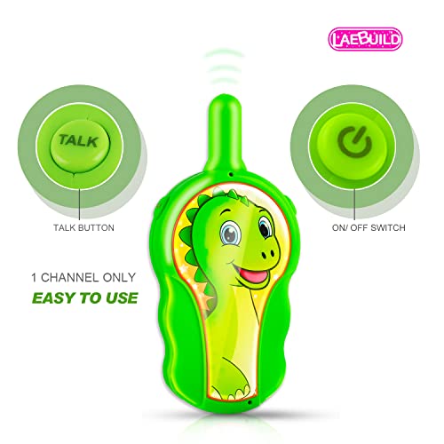 Kids Toys for 3-12 Years Old Boys Girls, Walkie Talkies for Kids Toddlers, Dinosaur Walkie Talkies Long Distance Birthday Holiday Camping Outdoors,Two Way Radio Gifts 5-10 Easter Basket Stuffers