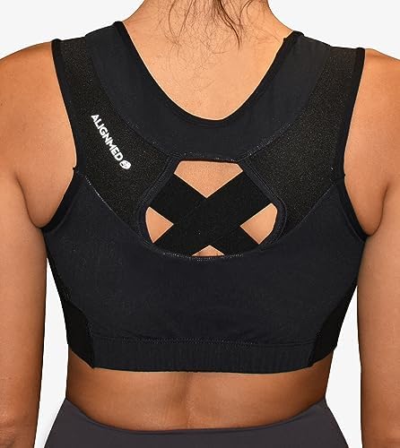 Amazon.com: ALIGNMED Posture Shirt 2.0 Zipper for Women - Black, X