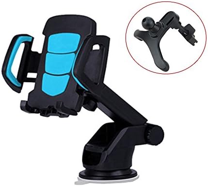 SWET [2 Types Use] Universal Car Mount Holder Cradle, Air Vent Car Phone Holder Cradle [Long Facile Arm] [Super Sticky] for Phones 3.5-6.5 inch iPhone 8 X 8 Plus 7 6 6 Plus 5 Samsung Galaxy s8+ s7 6 5
