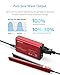 [Pure Sine Wave] BESTEK Travel Converter Adapter 220V to 110V Power Voltage Converter 0-2.4A Dual Smart USB UK/AU/US Worldwide Plug (Red-Black)