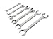 TEKTON 2655 Flare Nut Wrench Set, Metric, 6 mm - 24 mm, 6-Piece