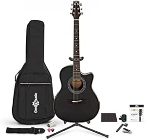 Set Completo de Guitarra Electroacústica Roundback de ...