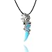 Kaariag Punkin® Wolf Tooth Pendant Agate Necklace For Men