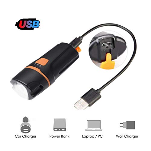 SpoLite Bicycle Lights, Powerful Lumens Bike Light,USB Rechargeable Bicycle Light,Waterproof Mountain Bike Light & Dirt Bike Lights, Safety Lights for Kids Men Women Road Bike FlashlightBC11-01