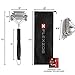 Flexzos Effortless Bristle Free BBQ Grill Brush with Steel Scraper | Safe for All Grills Types & Grill Grates | Includes Storage Case