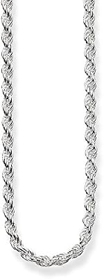 Colar de cordão em prata esterlina 925 KE1349-001-12-L60, 60 cm, prata