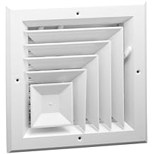 ceiling diffuser hvac vent direction extruded aluminum vents 2x2 way square corner ac