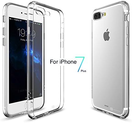 Case Army iPhone 7 Plus | iPhone 8 Plus [5.5"] Clear Case [Manifest] Scratch-Resistant Slim Clear Case for Apple iPhone 7 Plus | 8 Plus | PRODUCT RED Plus Soft Flexible Silicone Clear Cover TPU Bumper