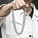 Trendsmax 15mm Curb Cuban Chain Link Necklace for Men Boys Heavy 316L Stainless Steel Silver Color 22 inch