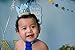 iMagitek Baby Prince Birthday Crown Tiara Headbands, Baby Boys First Birthday Party Hairband Hat