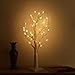 LED White Birch Tree Light 8 Lighting Modes 5ft Christmas Decorative Lighted Branches Tree Decor with Remote Control for Home Party Bedroom Wedding Indoor Outdoor Decorations