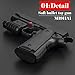 Thickyuan Kid Toy Gun Realistic 1:1 Scale Colt M1911A1 Rubber Bullet Pistol Mini Pistols