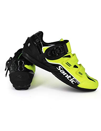 image for Santic Cycling Shoes Men Spin Unlocked Bike Bicycle Road Biking Lock S