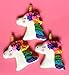 KENIAO Unicorn Cookie Cutters Set - 5 Piece - Unicorn, Unicorn Head, Rainbow, Shooting Star and Heart - Stainless Steel
