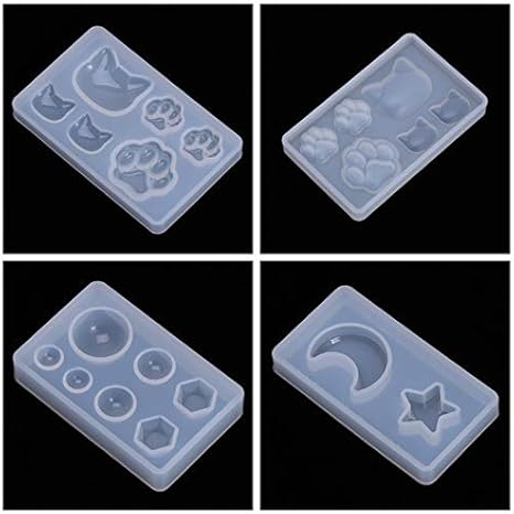 Amazon Co Jp レジン用抜型セット ネコ 星 幾何学まるセット レジン アロマストーン シリコンモールド キャンドル 樹脂 粘土 型 抜き 型 デコレーション 手作り オルゴナイト シリコン型 樹脂粘土 粘土 猫 肉球 ねこ まる 丸 星 月 パーツ 枠 石鹸 せっけん