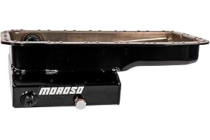 Moroso 20910 Steel Oil Pan, Fits Honda B-Series Engine, Road Race Baffled
