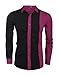 Coofandy Men's Long Sleeve Dress Shirts Casual Button-Down Shirts